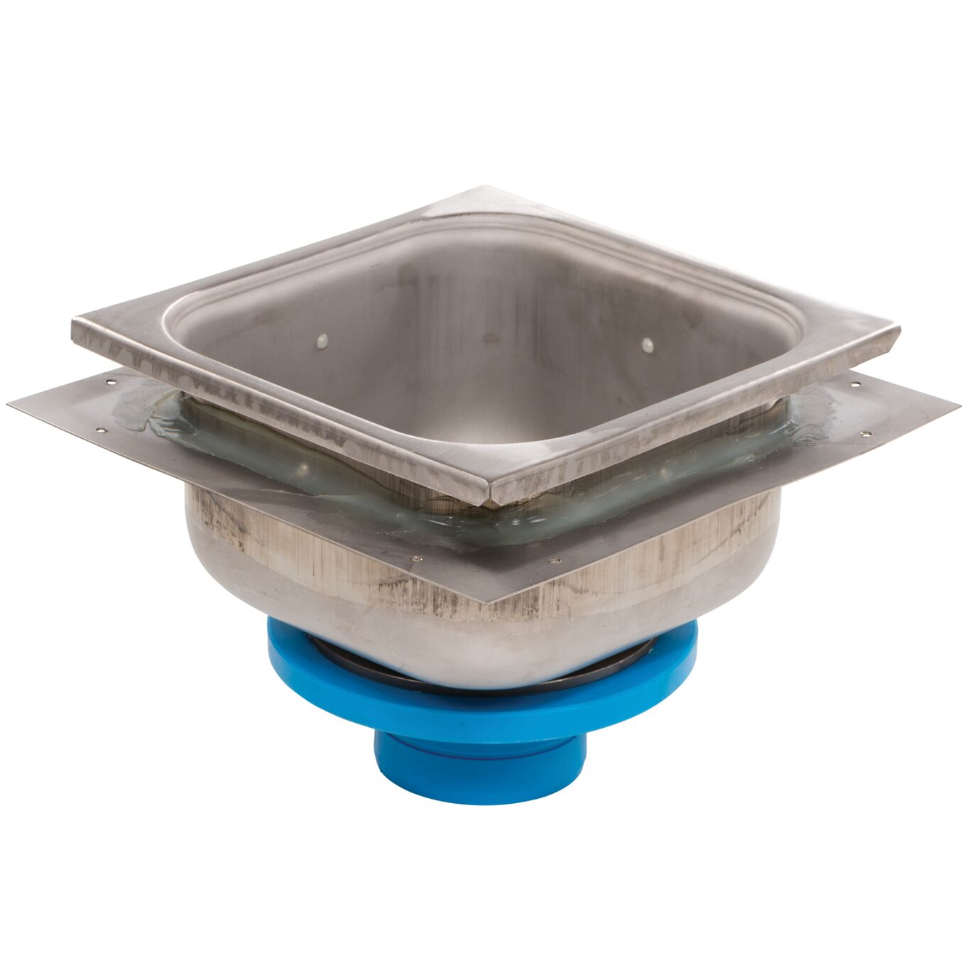 Product Image - Floor Sinks SS With Blueline FRPP Outlet NH - Angle